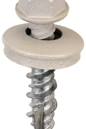 Acorn International SW-MW1LG250 Screw, High-Low, Twin Lead Thread, Hex Drive, Self-Tapping, Light Gray, 250/BAG Limited Edition