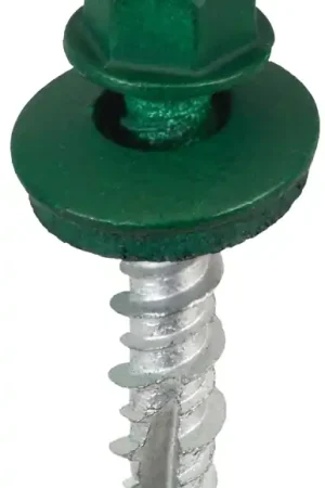 Acorn International SW-MW1FG250 Screw, High-Low, Twin Lead Thread, Hex Drive, Self-Tapping, Forest Green, 250/BAG Seasonal Sale