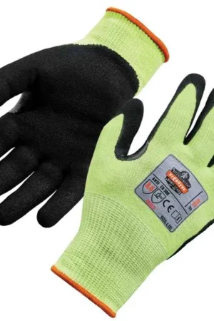 7041 2XL Lime Nitrile-Coated Level 4 Cut Gloves - Ergodyne Seasonal Sale
