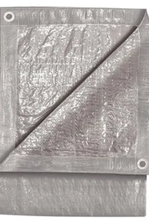 10' x 15' Silver Tarp - Michigan Ind Tools Big Sale