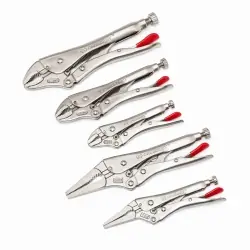 5-Piece Locking Pliers Set - Crescent Tool Affordable