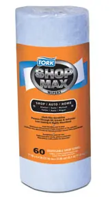 SHOP MAX DRC WIPE BLUE 30/CS - SCA Tissue Affordable